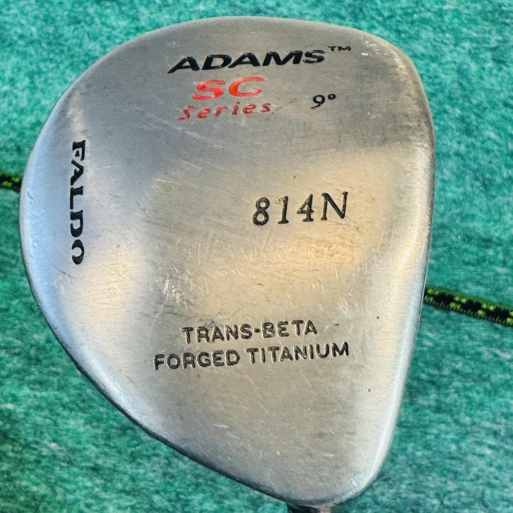 Vintage Adams SC Series Faldo 814N Driver Mens RH Stiff Graphite 9° Golf Club